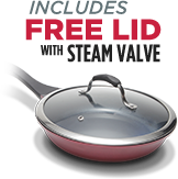 Includes Free Lid With Steam Valve